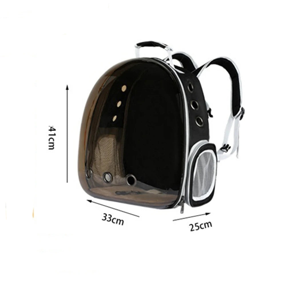 Portable Travel Carrier Backpack Transparent Pet Bag for Cats Dogs Supplies Outgoing Walking Breathable Bag for Pet Products