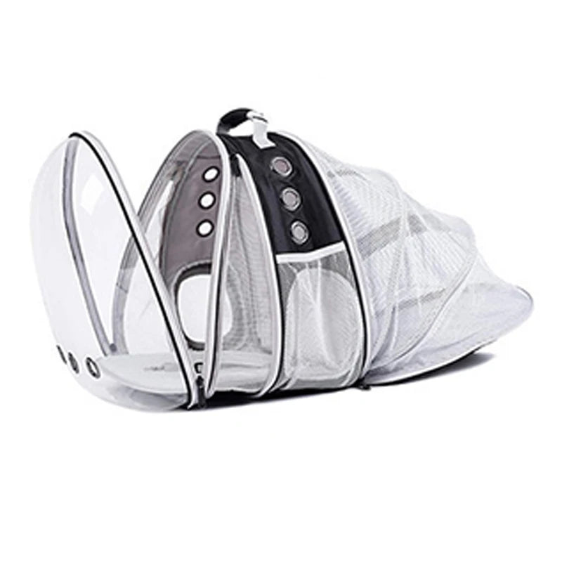 Astronaut Portable Cat Travel Bag, Breathable Space Capsule, Expandable Transparent Carrier, Pet Backpack for Dog, High Quality