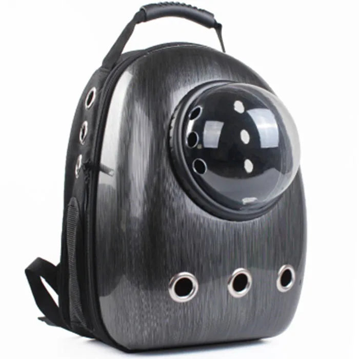 Outdoor Astronaut Bubble Pet Backpack, Portable Window Travel Bag, Breathable Space Capsule Carrier for Cat and Dog