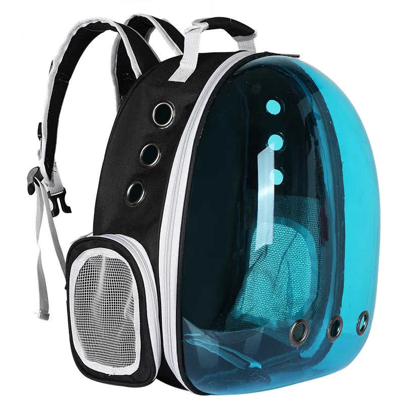 Portable Travel Carrier Backpack Transparent Pet Bag for Cats Dogs Supplies Outgoing Walking Breathable Bag for Pet Products
