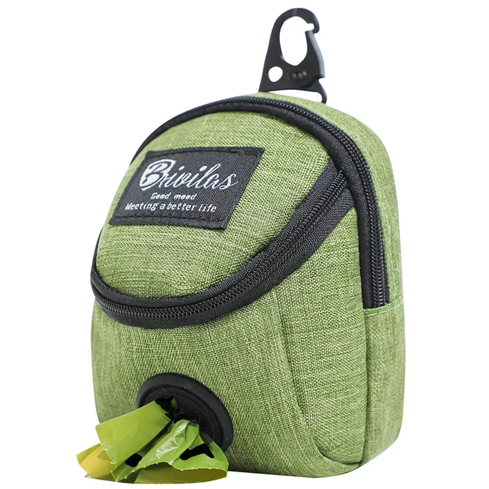 Multifunctional Portable Pet Treat Pouch Poop Dispenser Dog Training Bag Durable Outdoor Pet Accessories for Dogs and Cats