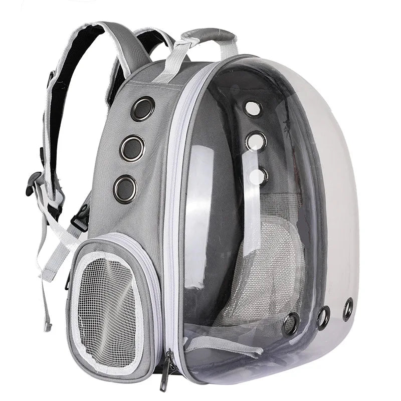 Portable Travel Carrier Backpack Transparent Pet Bag for Cats Dogs Supplies Outgoing Walking Breathable Bag for Pet Products