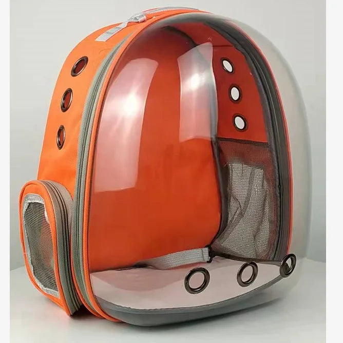 Portable Travel Carrier Backpack Transparent Pet Bag for Cats Dogs Supplies Outgoing Walking Breathable Bag for Pet Products