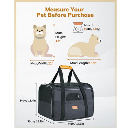 Soft Portable Airline Approved Cat Carrier