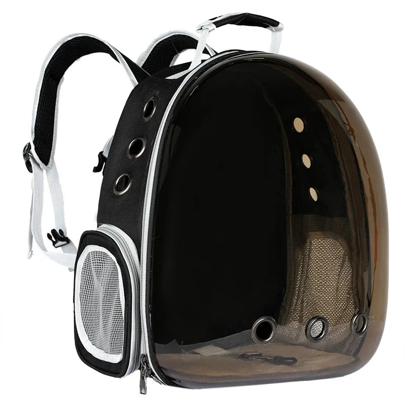 Portable Travel Carrier Backpack Transparent Pet Bag for Cats Dogs Supplies Outgoing Walking Breathable Bag for Pet Products