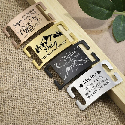 Personalized Silent Stainless Steel Pet ID