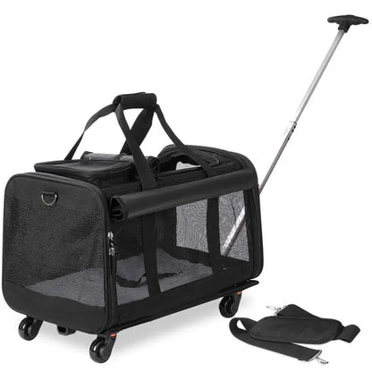 Rolling Airline Approved Pet Stroller Carrier