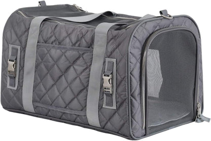 Dog Carrier Airline Approved. Soft-Sided Cat Carrier, Pet Carrier. Everyday Use, Car, Plane Travel. Collapsible, Rigid Frame for Easy Storage.