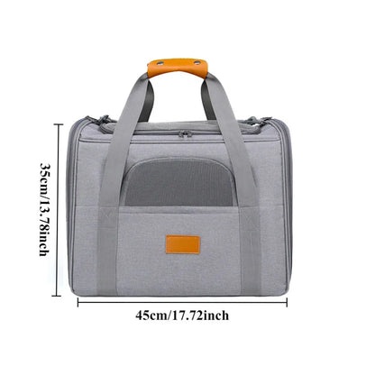 Foldable Mesh Cat Shoulder Travel Carrier