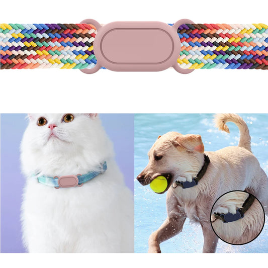 For Samsung Galaxy SmartTag2 Protective Case Dog Cat Collar Holder Cover Sleeve For Galaxy Smart Tag 2 Waterproof Silicone Case