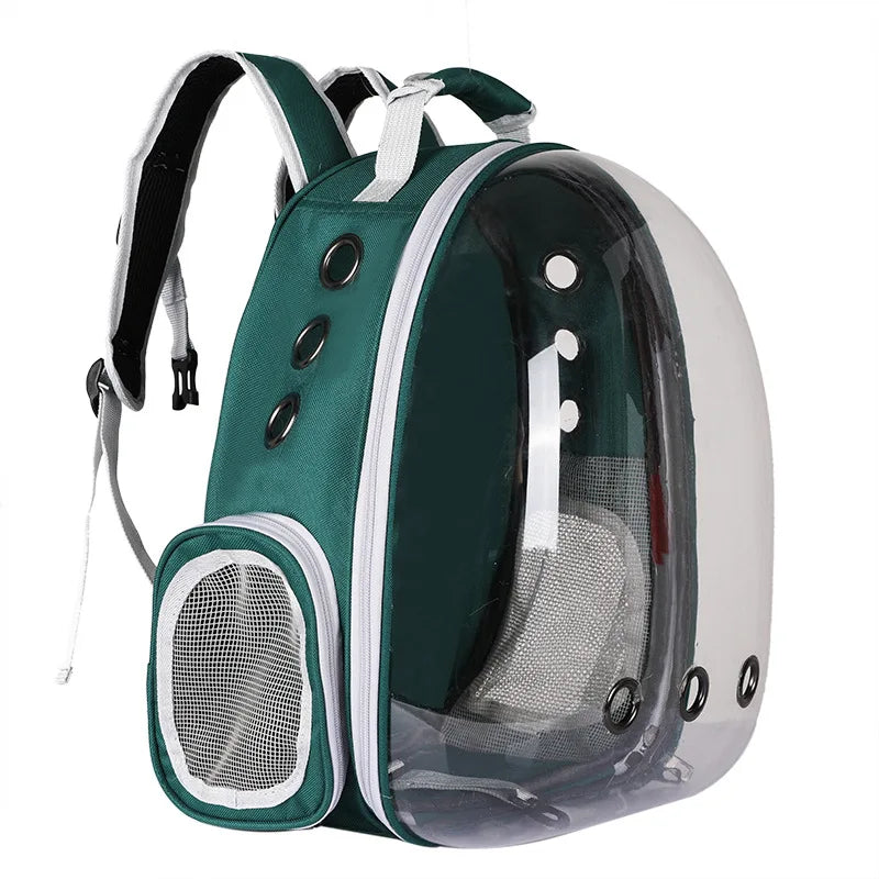 Portable Travel Carrier Backpack Transparent Pet Bag for Cats Dogs Supplies Outgoing Walking Breathable Bag for Pet Products