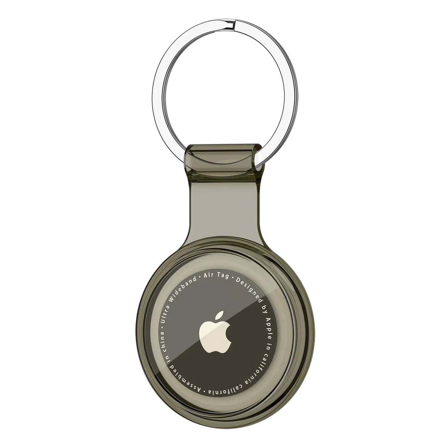 Clear TPU Case For Apple Airtag Cover Anti-lost Keychain Waterproof Protective Shell For Airtag Dog Cat Pet Collar Tracker Case