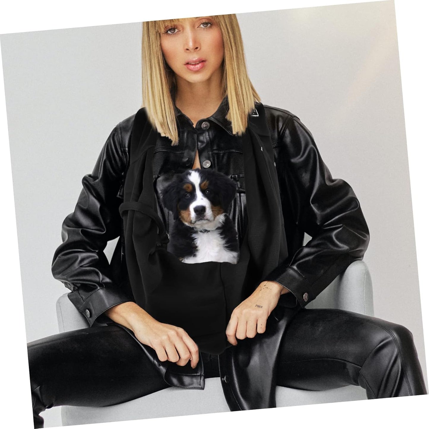 Pet Carrier Bag Outdoor Dog Backpack Pet Sling Bag Polyester Cat Carrying Pouch Breathable