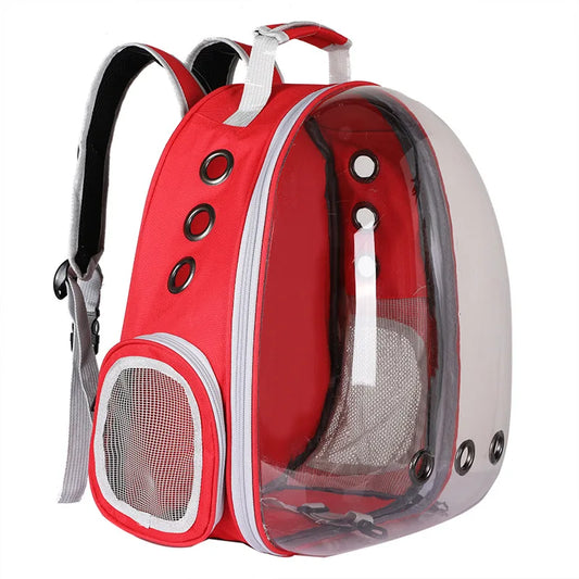 Portable Travel Carrier Backpack Transparent Pet Bag for Cats Dogs Supplies Outgoing Walking Breathable Bag for Pet Products