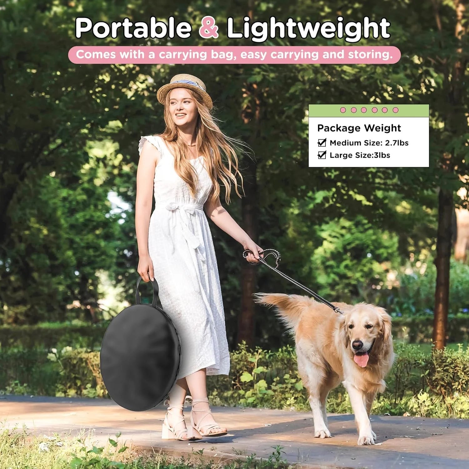 Pet Playpen for Dog Cat Rabbit, Portable Foldable Exercise Pen Tent, Breathable Shade Cover, Indoor Outdoor Travel Use