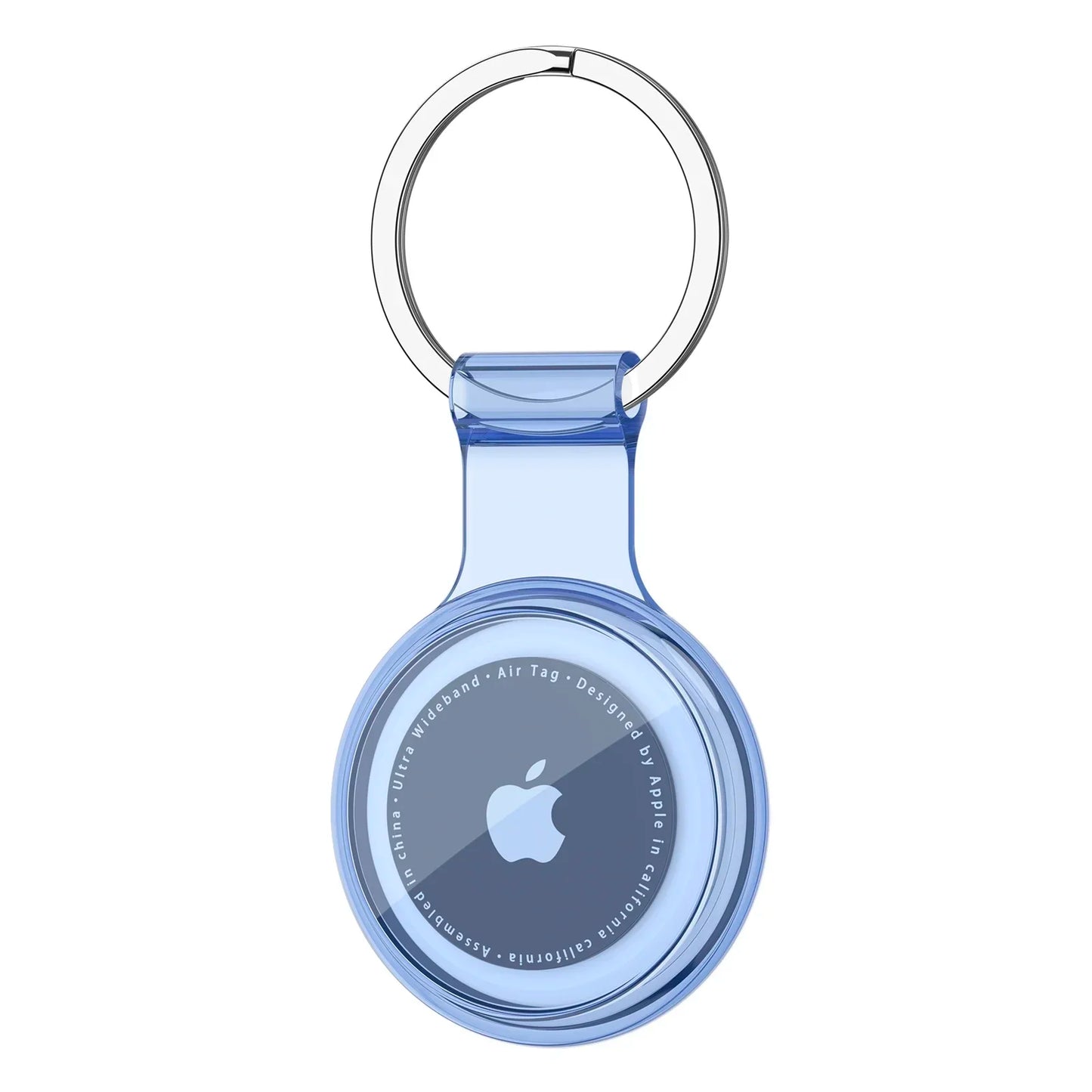 Clear TPU Case For Apple Airtag Cover Anti-lost Keychain Waterproof Protective Shell For Airtag Dog Cat Pet Collar Tracker Case
