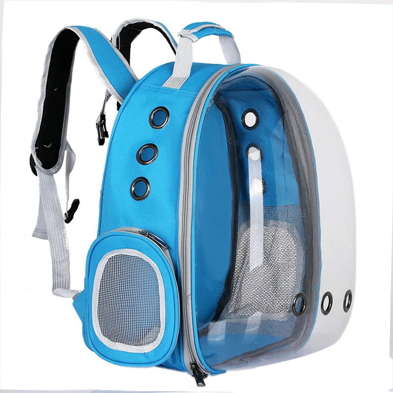 Portable Travel Carrier Backpack Transparent Pet Bag for Cats Dogs Supplies Outgoing Walking Breathable Bag for Pet Products