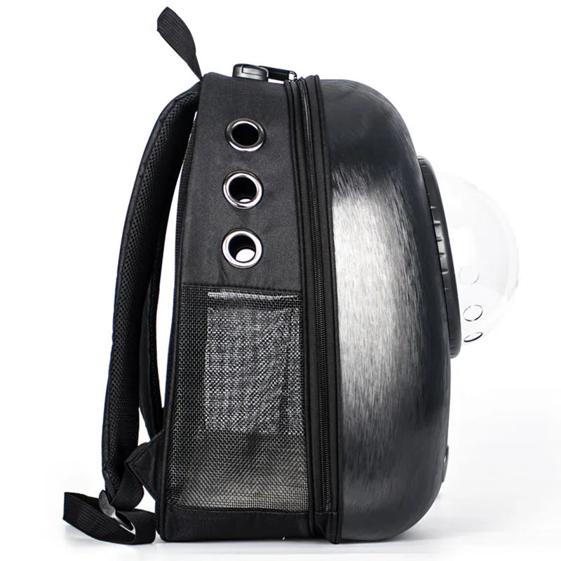 Outdoor Astronaut Bubble Pet Backpack, Portable Window Travel Bag, Breathable Space Capsule Carrier for Cat and Dog