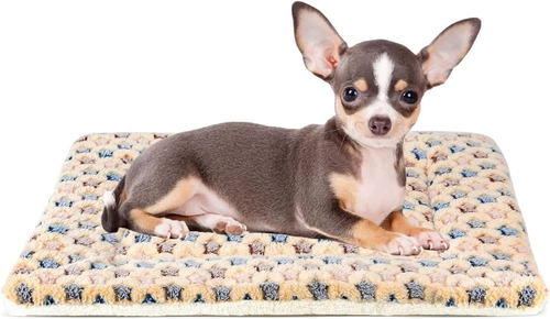 Ultra Soft Dog Crate Pad with Star Print