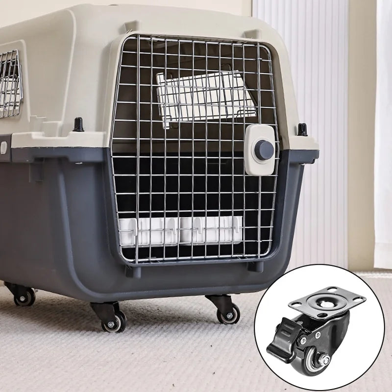 Aviation Plastic Portable Cat Dog Pet Cage Airline Approved Travel Pet Carrier For Small Animals