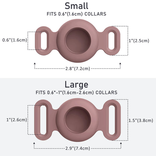 Silicone Apple Airtag Pet Collar Case