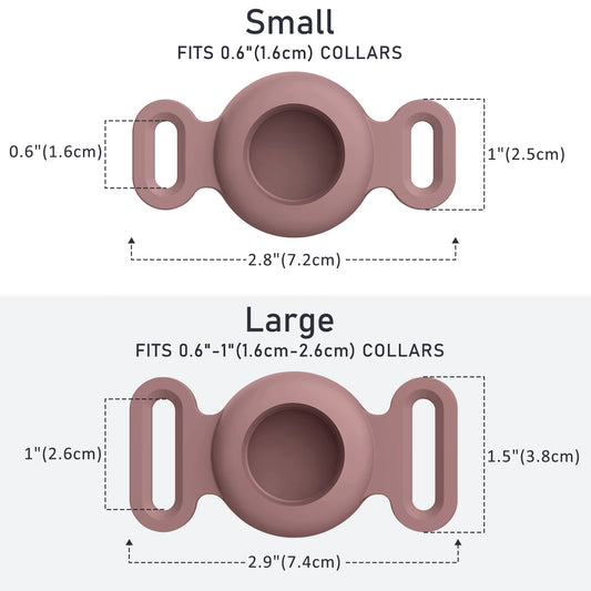 Silicone Apple Airtag Pet Collar Case