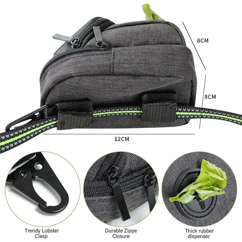 Multifunctional Portable Pet Treat Pouch Poop Dispenser Dog Training Bag Durable Outdoor Pet Accessories for Dogs and Cats