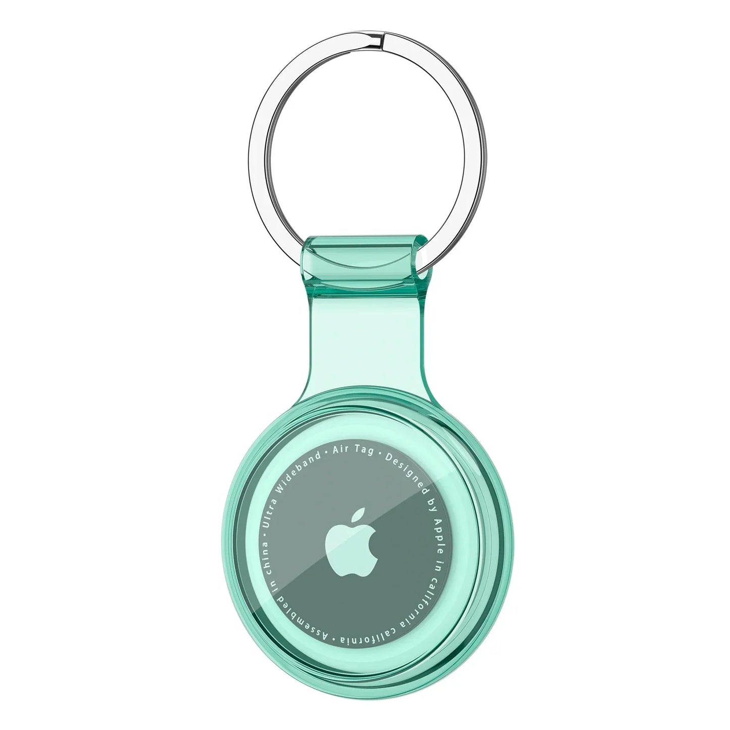 Clear TPU Case For Apple Airtag Cover Anti-lost Keychain Waterproof Protective Shell For Airtag Dog Cat Pet Collar Tracker Case