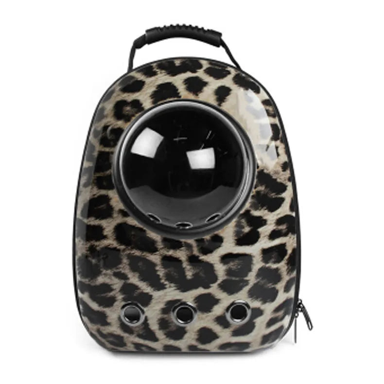 Outdoor Astronaut Bubble Pet Backpack, Portable Window Travel Bag, Breathable Space Capsule Carrier for Cat and Dog