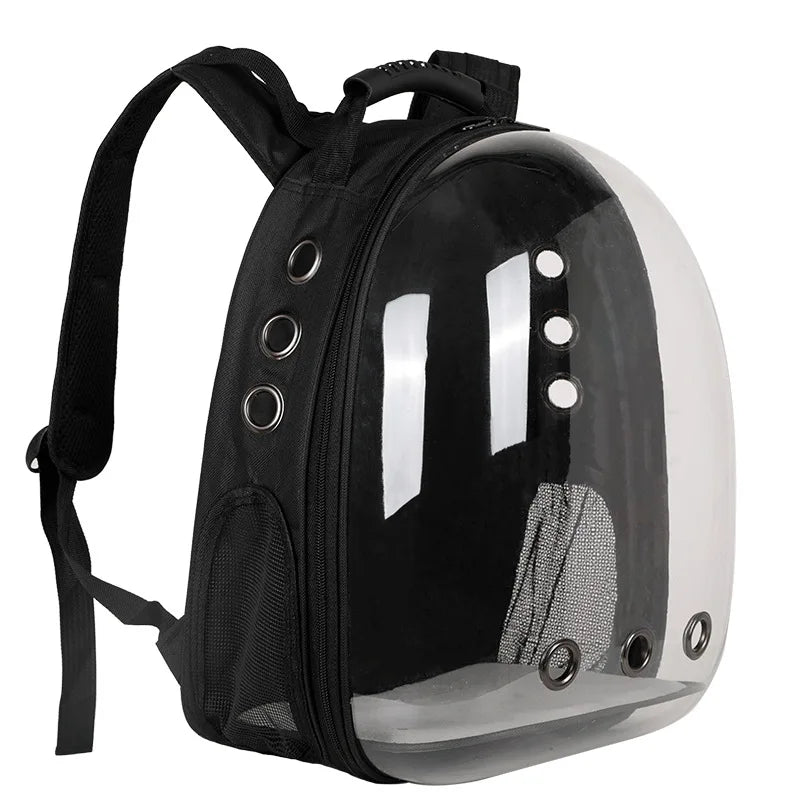 Portable Travel Carrier Backpack Transparent Pet Bag for Cats Dogs Supplies Outgoing Walking Breathable Bag for Pet Products