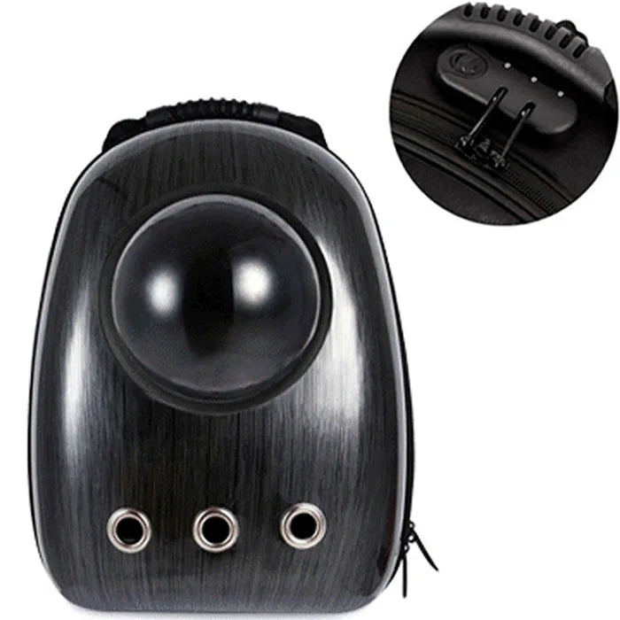 Outdoor Astronaut Bubble Pet Backpack, Portable Window Travel Bag, Breathable Space Capsule Carrier for Cat and Dog