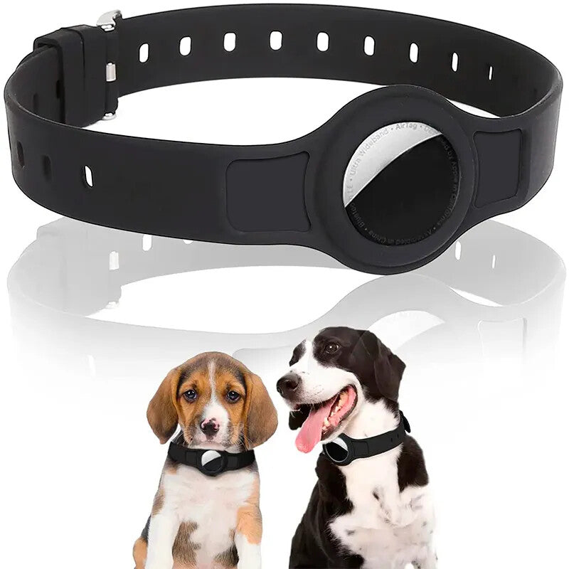 For Apple Airtag Dog Collar,Pet Cat Collar with Air Tag Case Holder Reflective