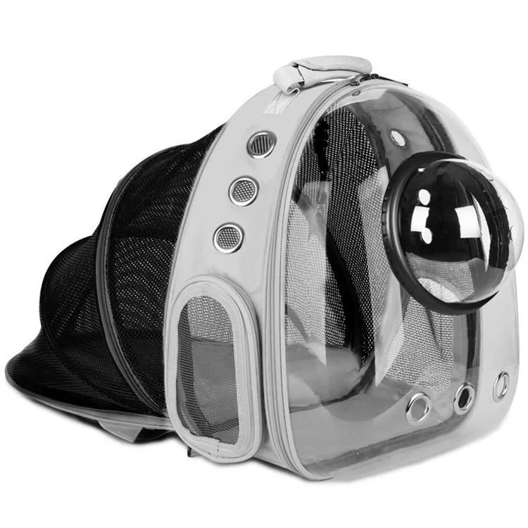 Astronaut Portable Cat Travel Bag, Breathable Space Capsule, Expandable Transparent Carrier, Pet Backpack for Dog, High Quality