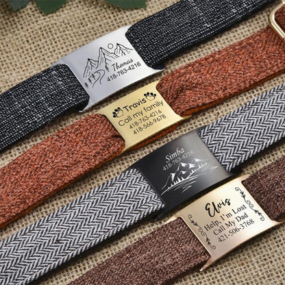 Personalized Silent Stainless Steel Pet ID