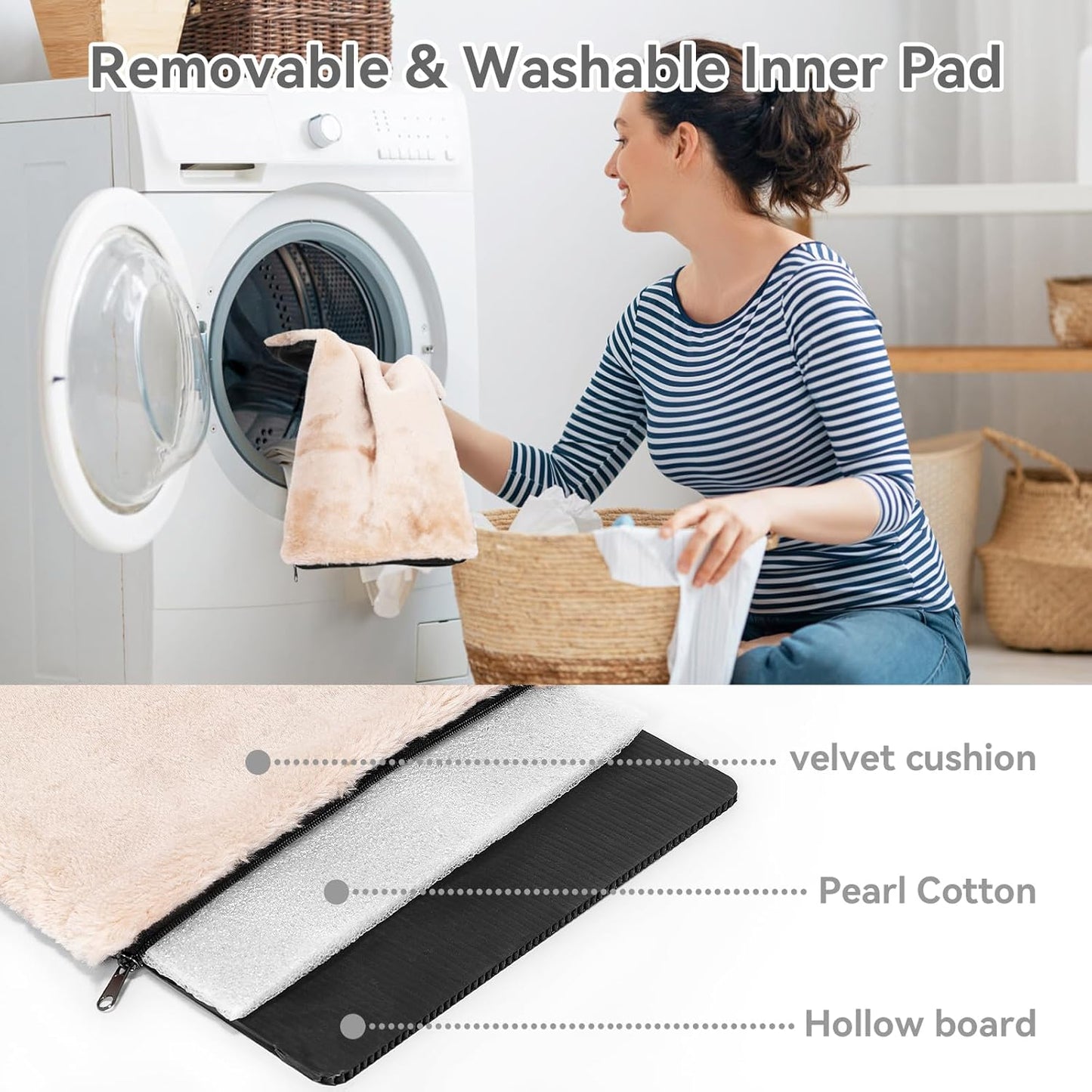 Expandable Dog Carrier Large Cat Carrier, Soft-Sided Portable Collapsible Pet Travel Carrier for Kittens, Puppies or Small Animals, 19 X12X12 Inches, Black